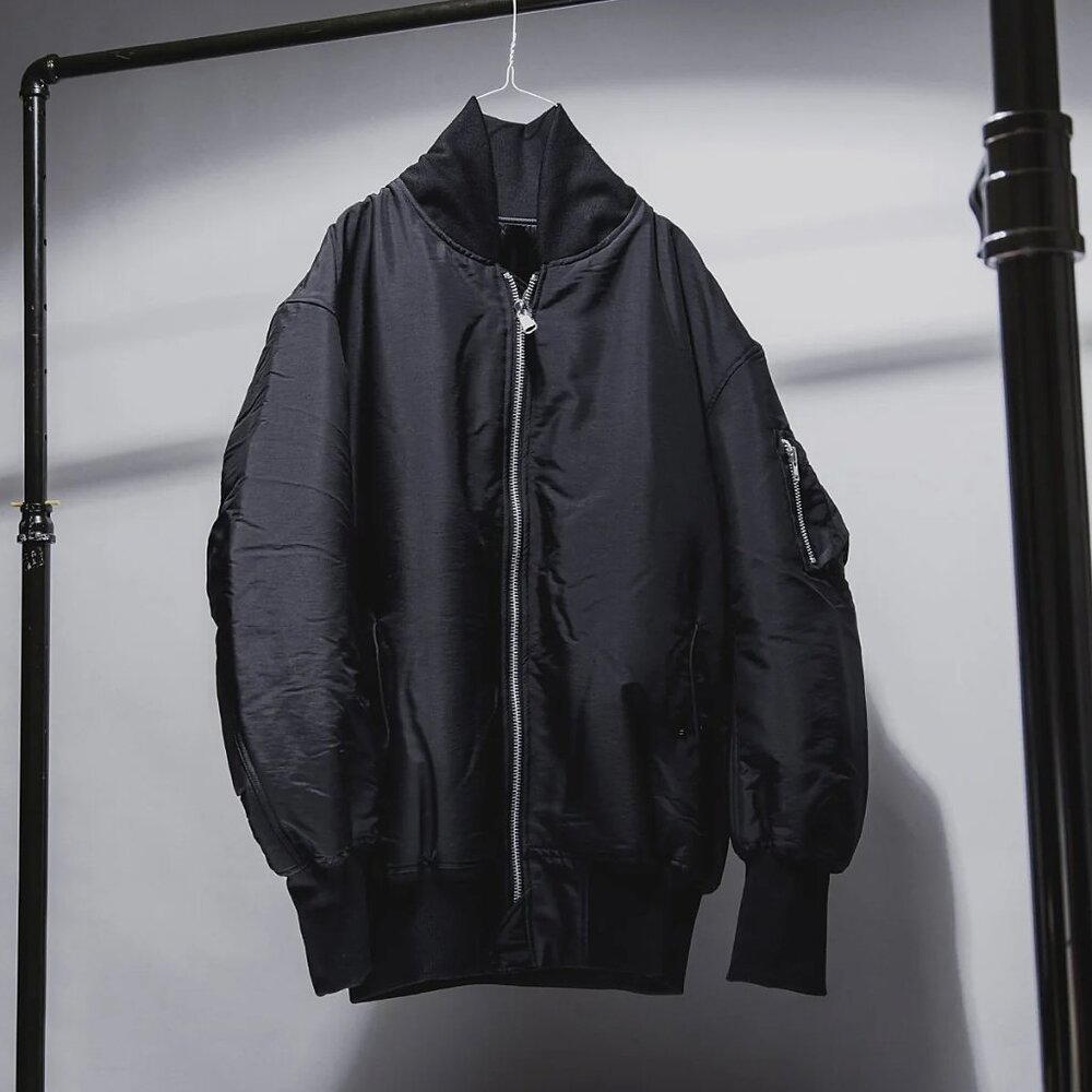 Y-3 X JAMES HARDEN OVERSIZED BOMBER - BLACK